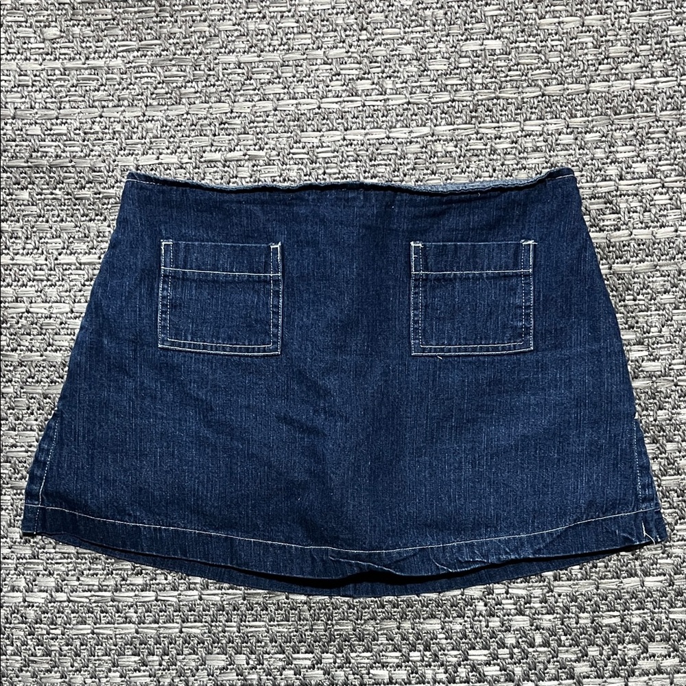 725 Originals | Dark Blue Denim Mini Skort